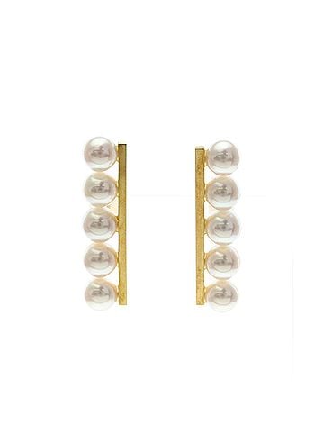 Tasaki Tasaki Balance Plus Earrings Pearl Yellow Gold (18K) Stud Earrings Gold (view 1)