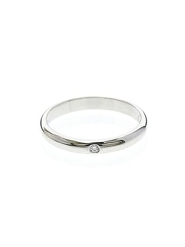 Cartier Cartier 1895 Wedding Ring, 1P Diamond Platinum Fashion Diamond Band Ring Silver (view 1)