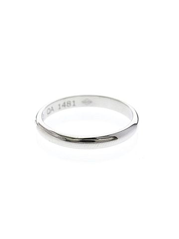 Cartier Cartier 1895 Wedding Ring, 1P Diamond Platinum Fashion Diamond Band Ring Silver (view 2)