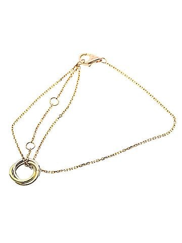 Cartier Cartier Baby Trinity Bracelet Yellow Gold (18K),Pink Gold (18K),White Gold (18K) No Stone Charm Bracelet Gold (view 1)