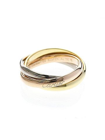 Cartier Cartier Trinity Ring Yellow Gold (18K),Pink Gold (18K),White Gold (18K) Fashion No Stone Band Ring Gold (view 1)