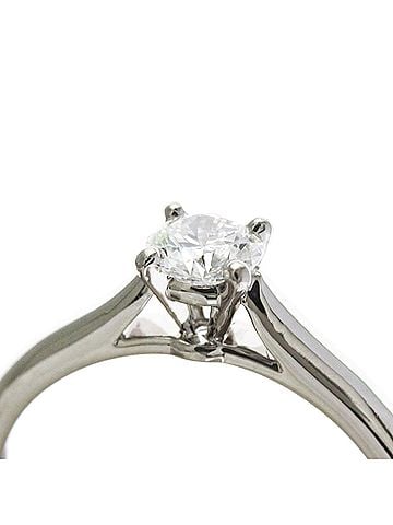 Cartier Cartier 1895 Solitaire Ring Platinum Fashion Diamond Band Ring Carat/0.31 Silver (view 2)