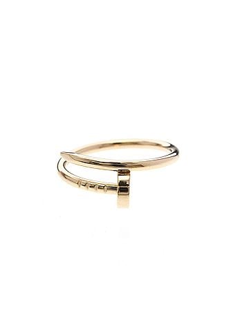 Cartier Cartier Juste Un Clou Ring SM B4225850 Pink Gold (18K) Fashion No Stone Band Ring Pink Gold (view 1)