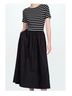 Gap Stripes Black White Casual Dress Size L - photo 8