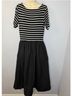 Gap Stripes Black White Casual Dress Size L - photo 6