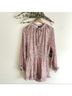 Lulus 100% Polyester Floral Tan Red Romper Size M - photo 5