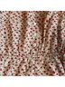 Lulus 100% Polyester Floral Tan Red Romper Size M - photo 11