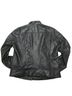 Florence Moon 100% Leather Solid Black Leather Jacket Size M - photo 2