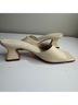 aeydē 100% Leather Solid White Heels Size EU 38 1/2 - photo 8