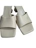 aeydē 100% Leather Solid White Heels Size EU 38 1/2 - photo 2