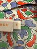 Tory Burch 100% Silk Floral White Red Green Blue Long Sleeve Blouse Size 8 - photo 8