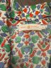 Tory Burch 100% Silk Floral White Red Green Blue Long Sleeve Blouse Size 8 - photo 7