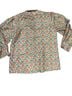 Tory Burch 100% Silk Floral White Red Green Blue Long Sleeve Blouse Size 8 - photo 2
