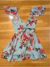 ASOS Floral Blue Red Casual Dress Size 4 - photo 10