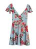 ASOS Floral Blue Red Casual Dress Size 4 - photo 4