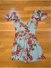ASOS Floral Blue Red Casual Dress Size 4 - photo 5