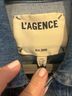 L'Agence Solid Blue Denim Jacket Size M - photo 3
