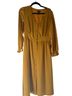 J.Crew 100% Polyester 100% Polyester Gold Wool Dress Size 8 - photo 1