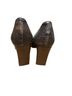 Matt Bernson 100% Leather Snake Print Brown Heels Size 9 1/2 - photo 2