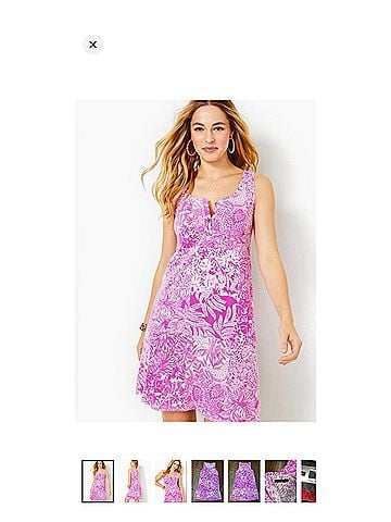 Lilly Pulitzer swipe right Lela Henley tank Casual Dress (view 1)