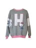 Hello Kitty Gray Pink White Sweatshirt Size S - photo 2