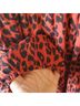Torrid 100% Polyester Animal Print Red Black Short Sleeve T-Shirt Size 4X - photo 7