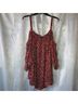 Torrid 100% Polyester Animal Print Red Black Short Sleeve T-Shirt Size 4X - photo 3