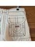 True Religion 100% Cotton White Cargo Pants Size 26 waist - photo 4