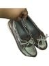 Sperry Top Sider Snake Print Silver Flats Size 7 - photo 1