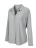 Athleta Stripes Gray Button-Down Shirt Size 1X - photo 1