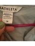 Athleta Stripes Gray Button-Down Shirt Size 1X - photo 3