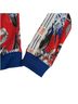 Nike 100% Polyester 2% Spandex Floral Orange Blue White Jacket Size M - photo 5