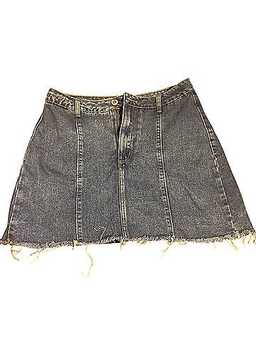 Zara Denim Skirt (view 1)