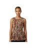 Deletta Graphic Multi Color Sleeveless Blouse Size S - photo 5