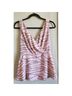 CAbi 100% Polyester 100% Polyester Print Pink Gray Tank Top Size 2 - photo 3