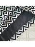 H&M Chevron-herringbone Black White Casual Skirt Size 12 - photo 5