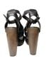 Stuart Weitzman Solid Black Sandals Size 10 - photo 2