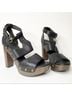 Stuart Weitzman Solid Black Sandals Size 10 - photo 4