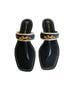 Tory Burch Stripes Multi Color Blue Green Sandals Size 9 1/2 - photo 3