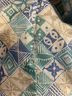 London Fog Print Tan Blue Jacket Size M - photo 9
