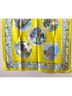 Tory Burch 100% Silk Print Yellow Blue Scarf One size - photo 5