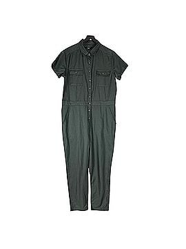 Quince Cotton Linen Twill Short Sleeve Coverall Jumpsuit (view 1)