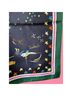 Tory Burch 100% Silk Print Blue Green Scarf One size - photo 6