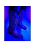 Corral Boots 100% Leather Print Multi Color Boots Size 6 1/2 - photo 9