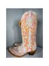 Corral Boots 100% Leather Print Multi Color Boots Size 6 1/2 - photo 10