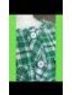 CAbi 100% Cotton 100% Polyester Plaid Green White Jacket Size L - photo 3