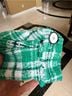 CAbi 100% Cotton 100% Polyester Plaid Green White Jacket Size L - photo 10