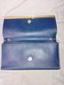 Michael Kors 100% Leather Blue Gold Clutch One size - photo 14