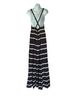 Alice + Olivia 100% Polyester Stripes Black White Cocktail Dress Size 6 - photo 2