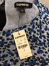 Express Animal Print Short Sleeve Blouse Size S - photo 3